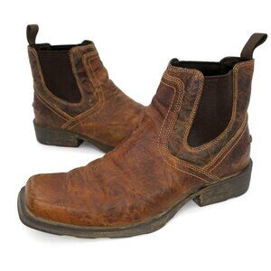 Ariat Midtown Rambler Barn Square Toe Western Chelsea Boots Men's 11.5D 10019868